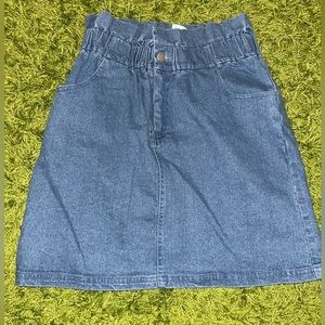 NWT Jean Skirt with pockets